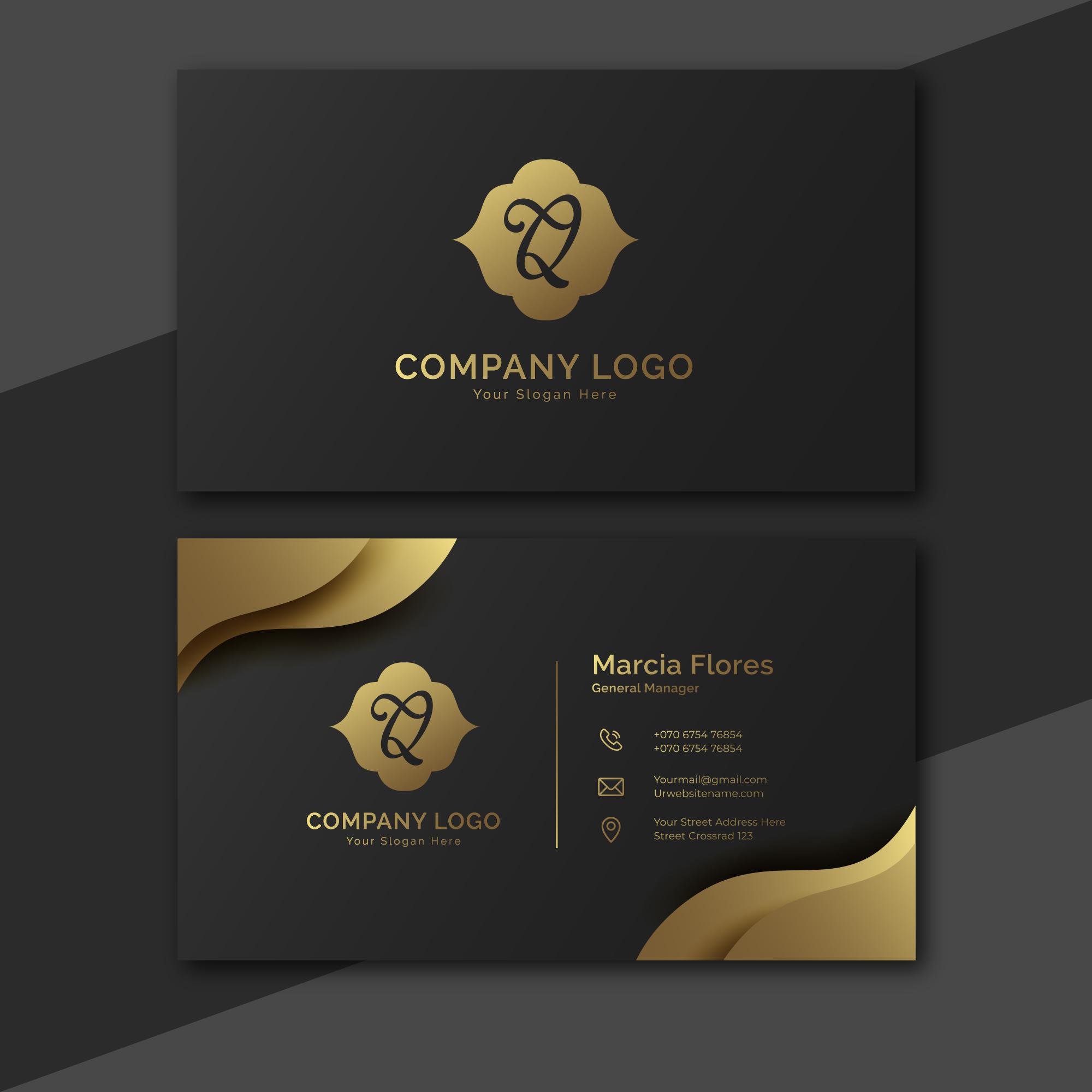 GOLD BUSINESS CARD