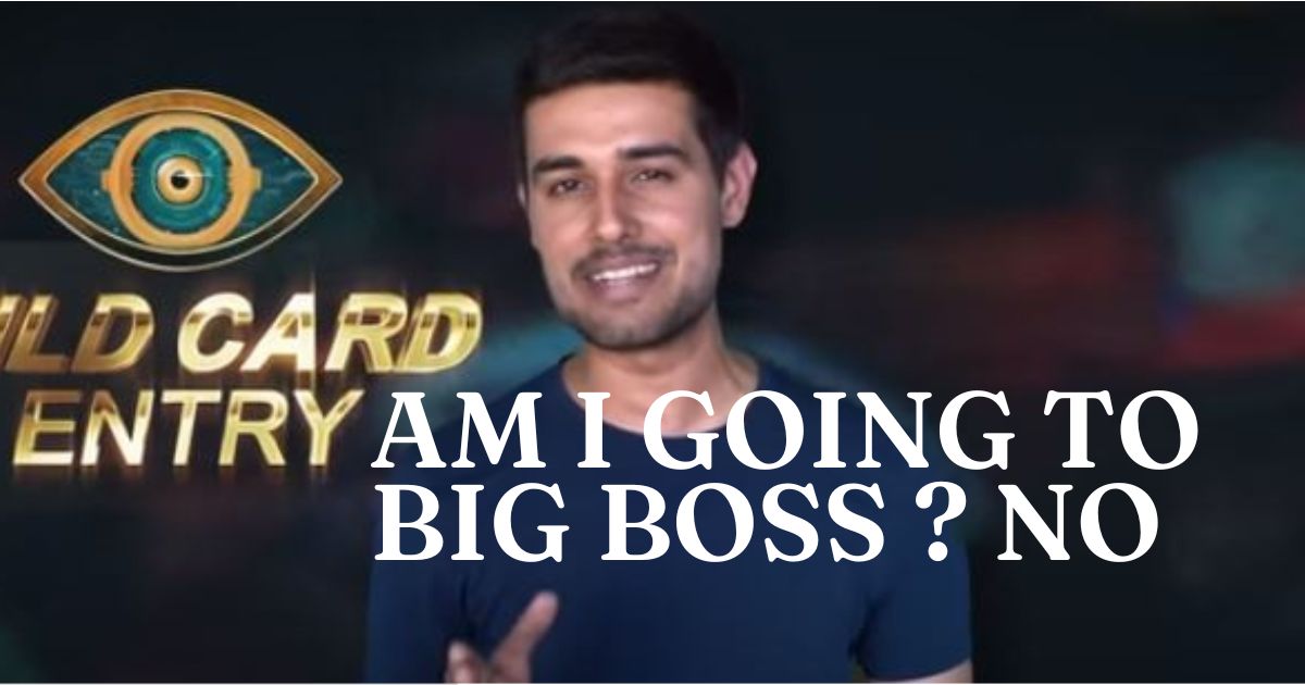 You are currently viewing Dhruv Rathee : Refutes rumour of joining Big Boss